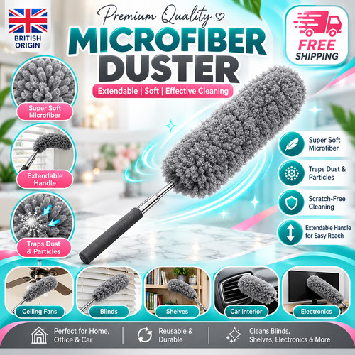 Extendable feather duster - feather,