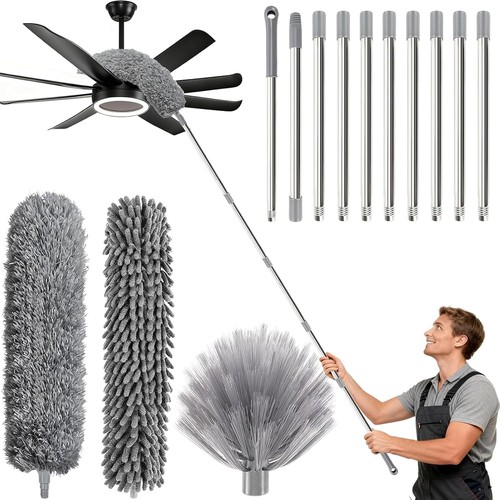 Feather duster extendable - feather, 4.9m