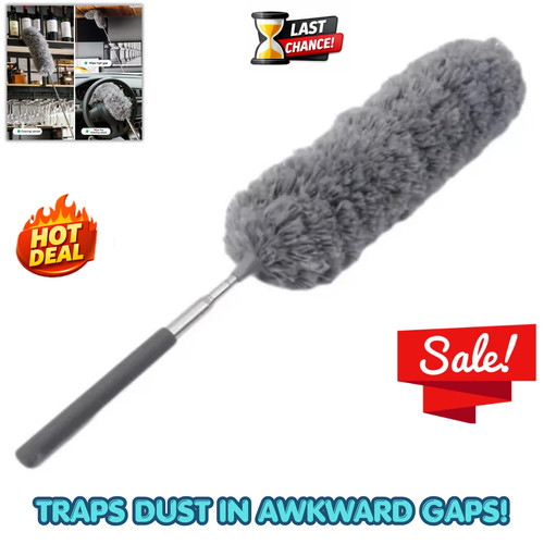 Extendable feather duster - feather,
