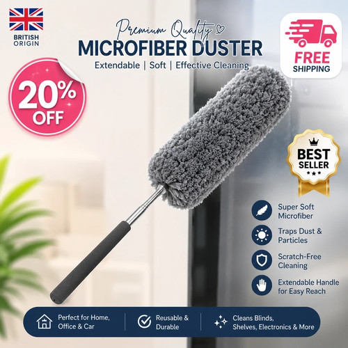 Extendable feather duster - feather,
