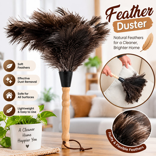 Extendable ostrich feather - extendable,