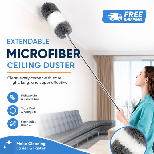 Extendable feather duster - extendable,