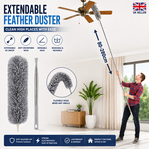 250cm extendable feather - 🔥250cm,