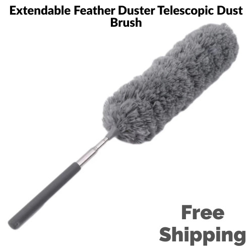 Extendable feather duster - feather,
