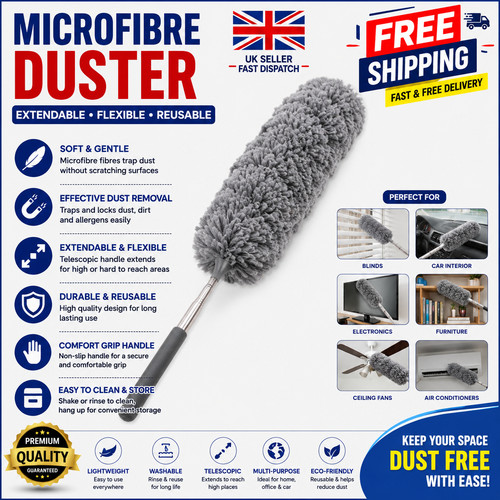 Extendable feather duster - extendable,