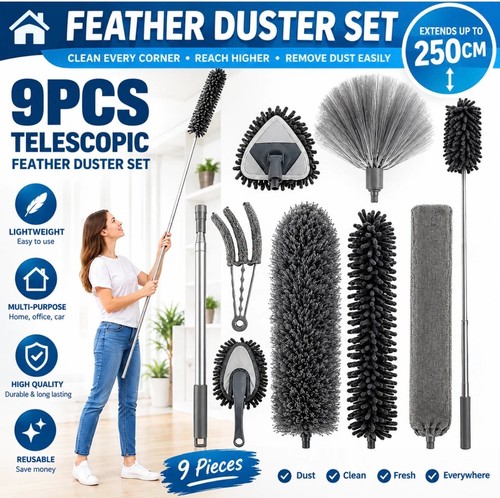 9pcs extendable feather - 9pcs,
