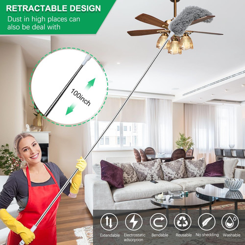 250cm extendable feather - extendable,