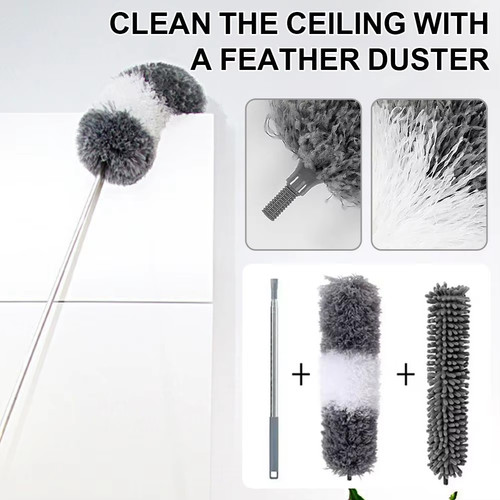 Extendable feather duster long - extendable,