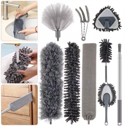 9pcs extendable feather duster - extendable,