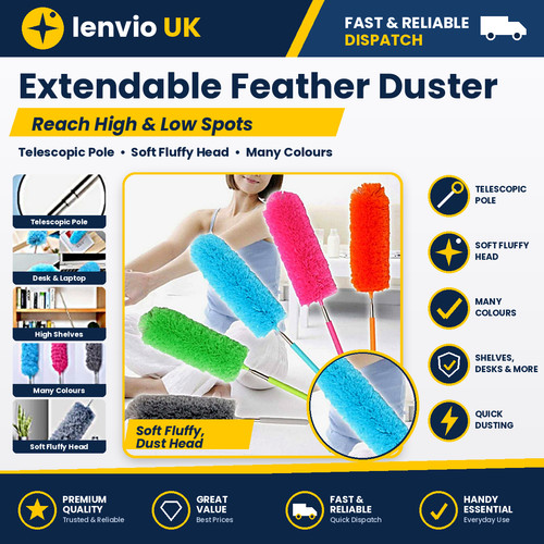 Extendable feather duster - extendable,