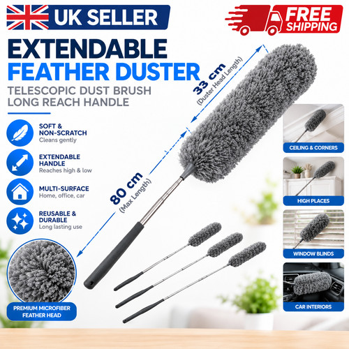Extendable feather duster - extendable,