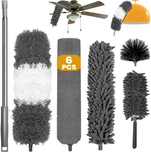 6pcs extendable handle - 6pcs, feather