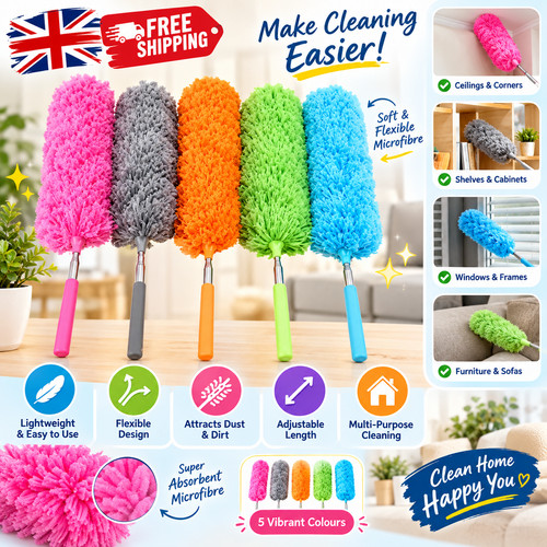 Extendable feather duster - extendable,
