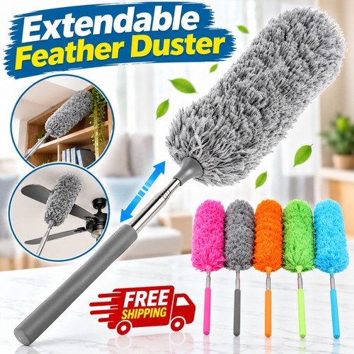 Extendable feather duster - feather,